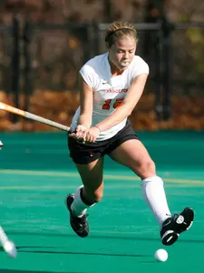 Sharkey Nets Three as Field Hockey Downs Ohio State 5-4 in Overtime