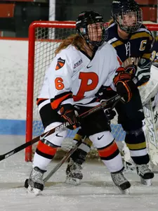 DiCesare, Landry Lead Women's Hockey in 7-2 Win at Vermont