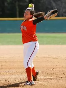 Tolfa Tosses One-Hitter in Softball's Split at Harvard