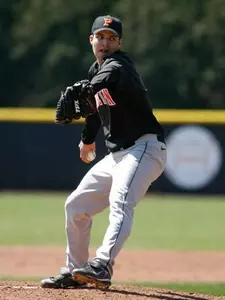 Baseball Blanks Navy 4-0 in First Game of Doubleheader