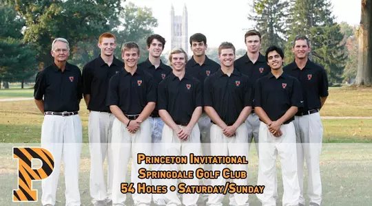 Men's Golf to Host Princeton Invitational Saturday-Sunday