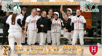 Ivy Title, NCAA Berth at Stake as Softball Hosts Harvard in Ivy League Championship Series