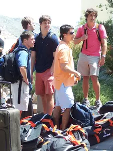Men's Lacrosse Team Arrives In Spain