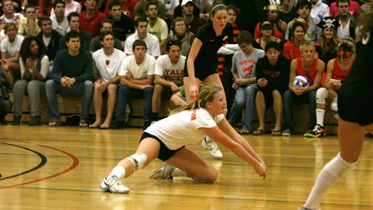 Volleyball Splits Final Matches Saturday, Places Two On All-Tourney Team