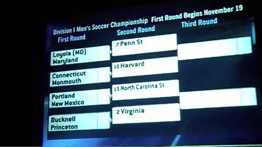 Men's Soccer Selection Show Video