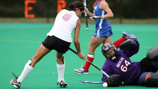 Early Deficit Too Much in 3-2 Field Hockey Loss to American