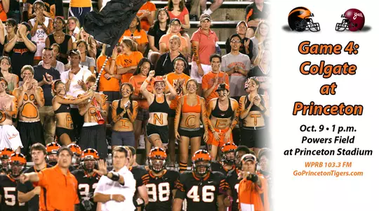 Princeton-Colgate Football Rivalry To Resume Saturday Afternoon