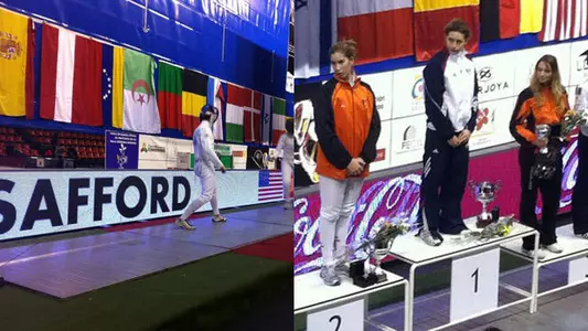Safford Wins Junior World Cup Fencing Event