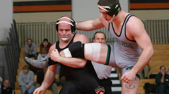 Wrestling Goes Overtime, Rallies Past Brown 21-16