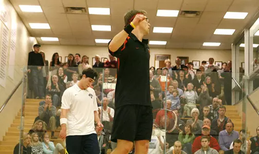 Men's Squash Faces Challenging Path During CSA Team Championships