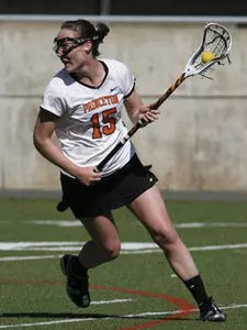 Drumm Scores Five as Women's Lacrosse Falls 17-10 to Maryland