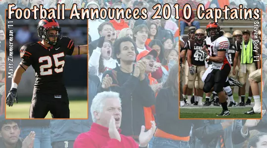 Princeton Football Announces 2010 Team Captains