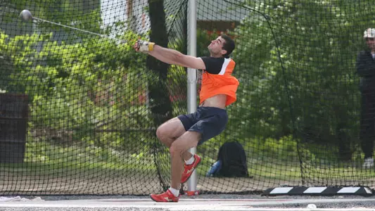 Men's Track & Field Wins Two Events on Day 1 of Heps