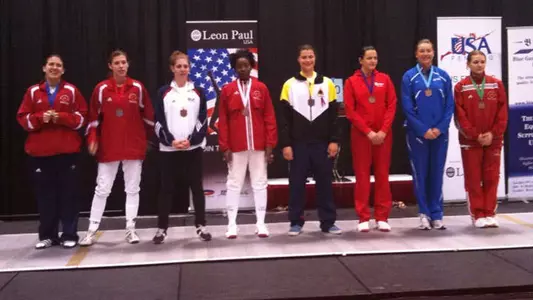 Stone, Scanlan Win Bronze at NAC Fencing Event