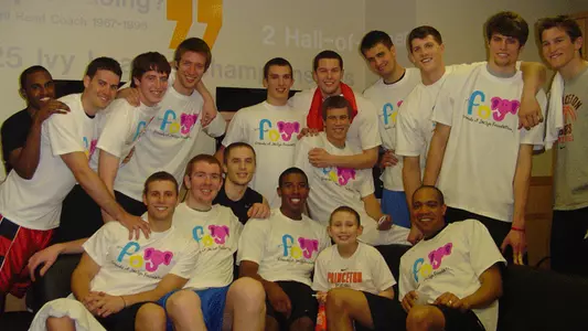 Men's Basketball Adopts Friends of Jaclyn Child