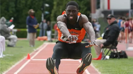 Serwanga Wins Long & Triple Jump at TCNJ Lions Invitational