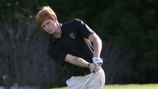 Men's Golf Through Two Rounds at Windon Tournament in Illinois