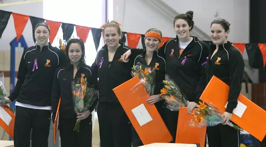 Women's Swim/Dive Team Honors Seniors With Home Win Over Dartmouth