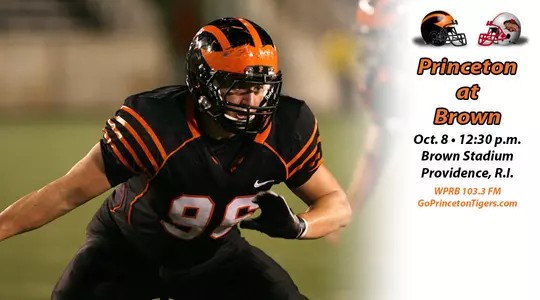 Ivy Sprint Starts Saturday At Brown For Tiger Football Team
