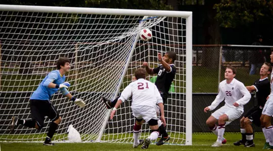 Griggs Scores Twice as Men's Soccer Beats Harvard 3-2