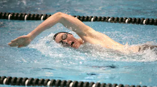 Men's Swimming/Diving Leads H-Y-P Meet After First Session