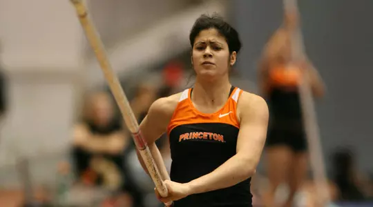 Worthen Sets Heps Record with Third Ivy League Indoor Pole Vault Crown