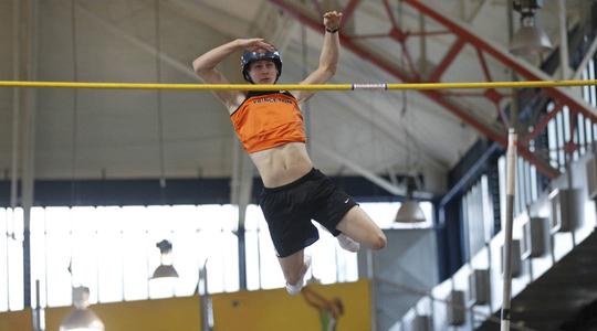 Slovenski Sets Ivy League Record in Pole Vault as Tigers Open Indoor Season