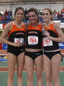 Women's Track & Field in First Place After Day 1 of Heps