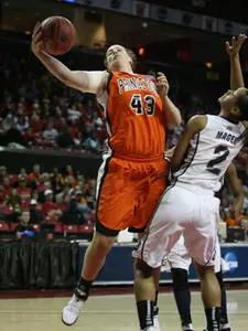 Georgetown Too Much for Princeton, Women's Basketball Falls 65-49 at NCAAs