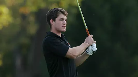 Peck Leads Men's Golf Team Midway Through C&F Bank Tournament