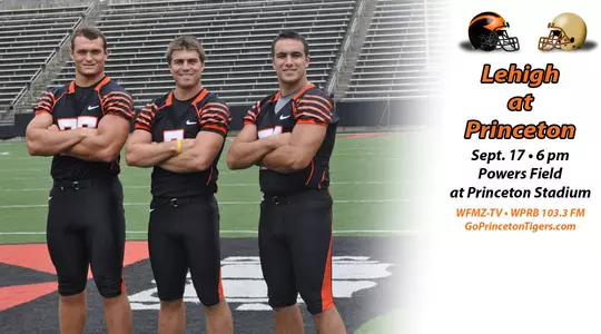 Football Opens 143rd Season Saturday, Hosts No. 16 Lehigh