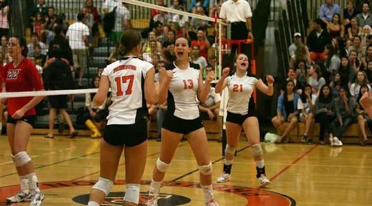 Volleyball Rallies, Thrills Packed House With 3-2 Win Over Penn