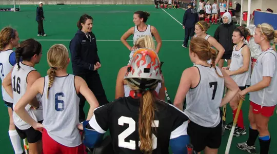 Holmes-Winn and Kirby Train with U19 Field Hockey National Team