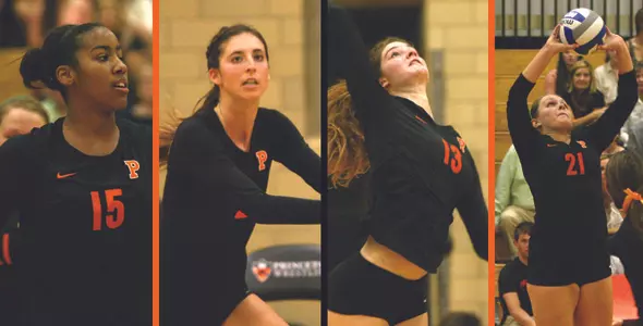 Four Tiger Volleyball Standouts Earn All-Ivy League Recognition