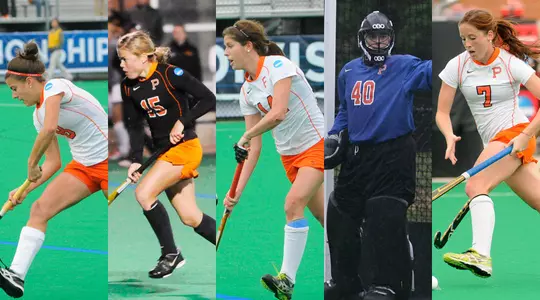 Quintet Named to Longstreth/NFHCA All-America Team