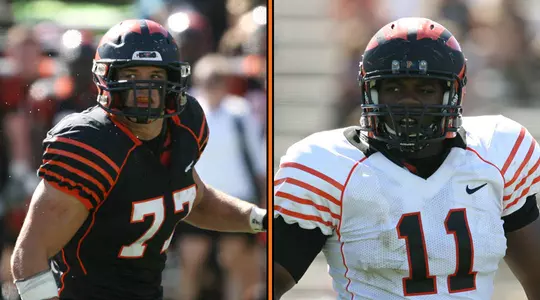 Football Standouts Caraun Reid, Mike Catapano Earn All-America Honors
