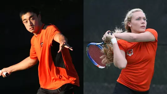 Tennis Teams Head for ECAC Championships