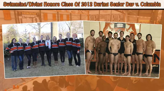 Swimming/Diving To Honor Class Of 2012 Friday Against Columbia