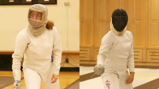 Fencers Tied for First at NCAAs Through Women's Competition
