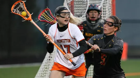 Harvard Stuns No. 18 Princeton in Women's Lacrosse, 10-7