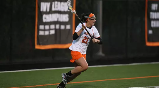 Women's Lacrosse Beats No. 8 PSU 13-12 in OT