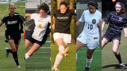 Five to Join Women's Soccer from Class of 2016