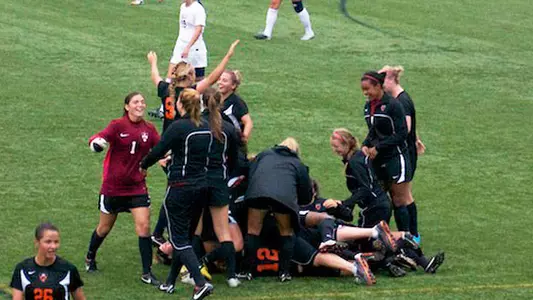 Women's Soccer Takes Ivy Opener at Yale in OT