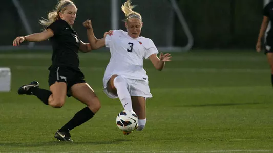 Lazo Nets Both as Women's Soccer Defeats Dartmouth 2-1
