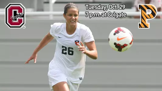 Tuesday Visit to Colgate On Tap in Final Non-Ivy Contest for Women's Soccer