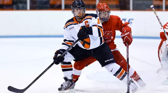 Laing Records Hat Trick in 4-4 Tie at Rensselaer