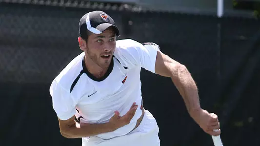 Pecotic Advances in NCAA Singles Opener