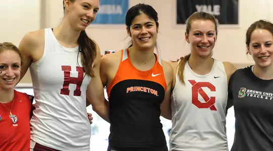 Worthen Wins Seventh Heps Pole Vault Title; Team in 3rd After Day 1
