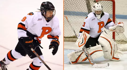 Contini and Newell Named ECAC Hockey Rookie & Goalie of the Week