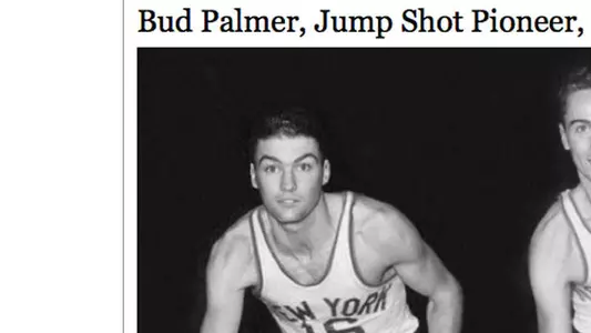 Bud Palmer '44, First Tiger to Play American Pro Basketball, Passes